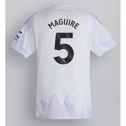 Stroje piłkarskie Manchester United Harry Maguire #5 Koszulka Wyjazdowej 2025-26 Krótki Rękaw